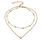 Opal שרשרת לב